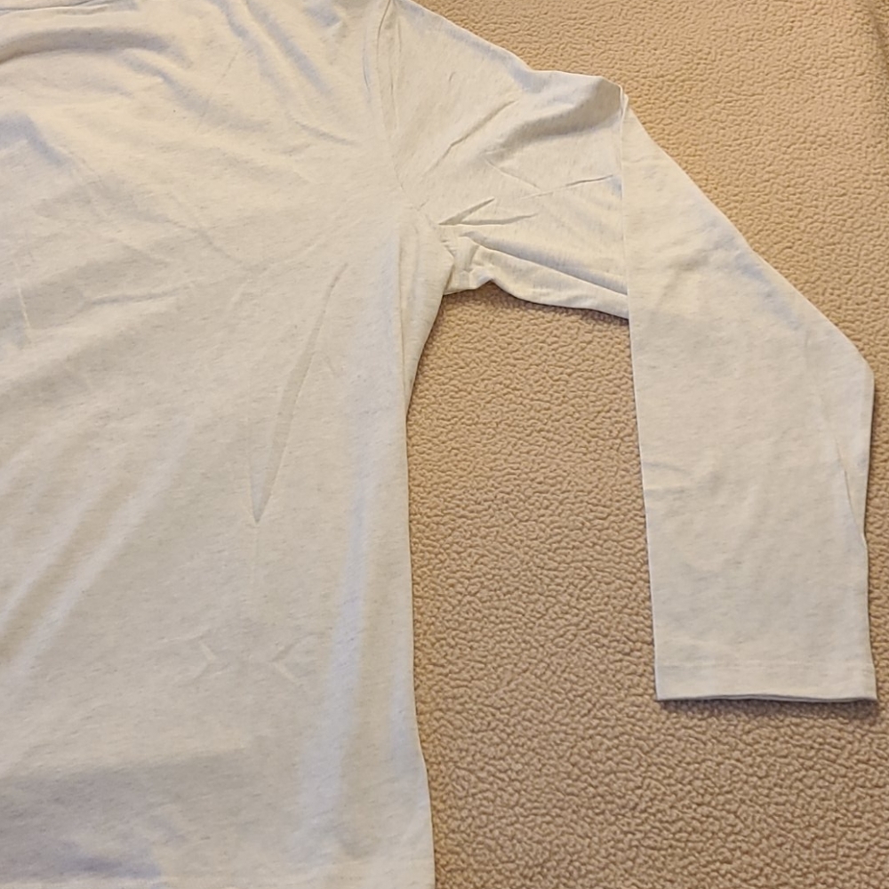 Alfani long-sleeve split crewneck ivory - Picture 14 of 16